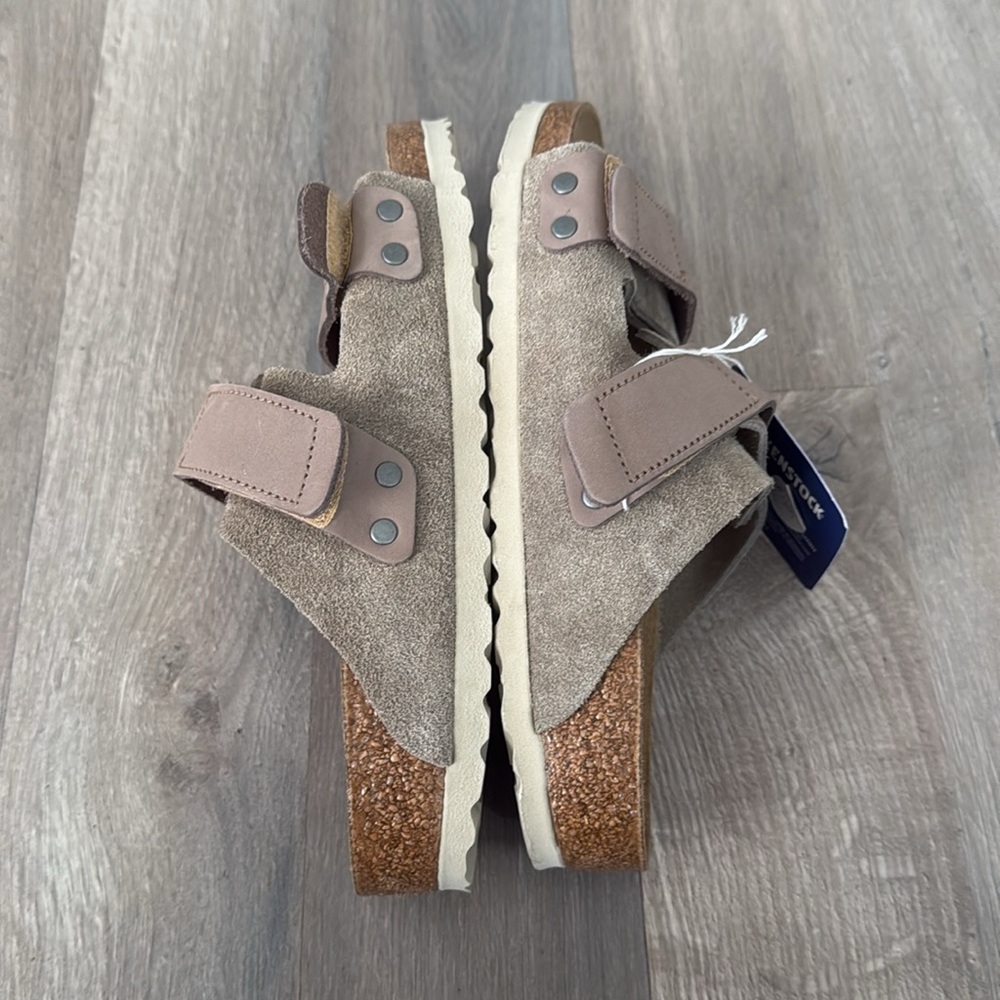Birkenstock Uji Nubuck-Suede Leather - Taupe - Picture 9 of 11